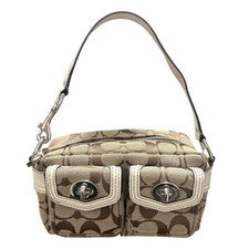 COACH Legacy Mini Satchel Bag turn lock, 】 #QY388A