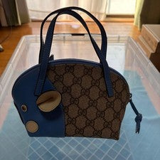 GUCCI animal motif handbag Beige #QYGJGN