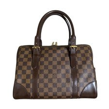 LOUIS VUITTON Berkeley Damier Monogram Handbag Boston Tote Bag #QY8MKI
