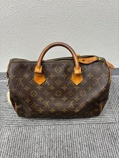 Louis Vuitton Monogram Speedy M41526 VI0912 with padlock and key #QY98O4