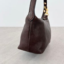 miu miu Spirit Nappa Leather Pouch Briarwood