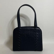 2604-187 Yves Saint Laurent Handbag, Leather, Black #QYF8DT