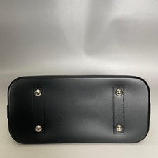 Louis Vuitton New Model Black Alma Epi Handbag with Silver Hardware #QYBLEW