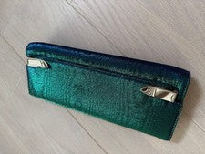 CHRISTIAN LOUBOUTIN Clutch Bag Party Bag Glitter Green #QYESGX