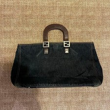FENDI Dark Blue Tote Bag Pre-Owned #QYGZU7