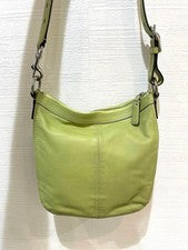 Green Old Coach shoulder bag #QYDB00
