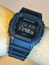 G-SHOCK Collaboration Seven Stars Watch DW-5600 Speed ​​Black #QY6G6E