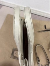 GUCCI PETITE GG Tote Bag 2-Way Shoulder Bag White #QY6P64