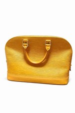 LOUIS VUITTON Epi leather yellow handbag Yellow #QYJ2ZY