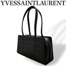 YVES SAINT LAURENT handbag, shoulder bag, stitched #QYGZ7K