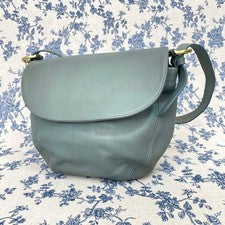 Old Coach shoulder bag, blue tones. #QYH67K
