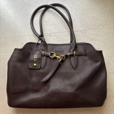 MIUMIU Adventure Nappa Leather Bag Medium #QY7YFR