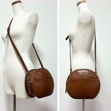COACH USA OLD Coach Glovetanned Leather Genuine Leather Shoulder Bag #QY8T19
