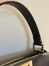 FENDI Peekaboo Selleria Regular Grey with Wrappy #QYB5TY