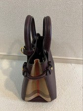 BURBERRY handbag, dark brown #QY3NK5