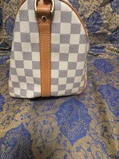 LOUIS VUITTON Damier Canvas Handbag White Women #QY6UYR