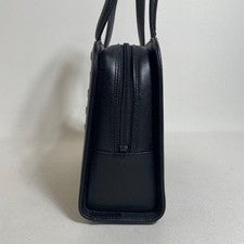 2604-187 Yves Saint Laurent Handbag, Leather, Black #QYF8DT