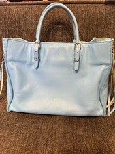 BALENCIAGA Paper Mini Bag Blue #QY3H0A