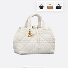 Dior Microcannage Handbag, White #QYEEBC