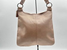 COACH Leather Shoulder Bag (Beige) #QYDXT5