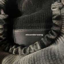 Alexander Wang RYAN Grey Leather Handbag Compact W25 H10 D8 #QYB76M