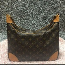 LOUIS VUITTON Monogram Boulogne 30 Shoulder Bag #QY74J9