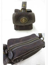 OLD COACH Bag Accessory Pouch Signature Y2K 40722 #QYGIMT