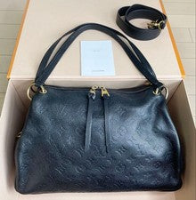 LOUIS VUITTON Pontyu PM Monogram Empreinte Black Epi Leather #QYHSP3