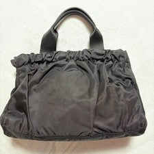 Prada Nylon Gathered Handbag NERO BN1663 #QY098V