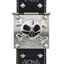CORUM Buckingham Wunderkammer Jolly Roger Quartz 138-177-20 Black Dial S #PG85G2