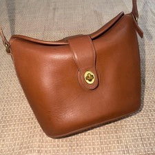 COACH Old Coach Shoulder Bag Brown #QYB5NH
