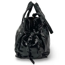 GUCCI Mini Boston Handbag, Gold Hardware, Leather Black #QY60LN