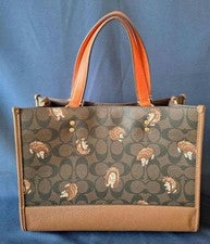 Coach Handbag, 2-Way Bag, Signature Hedgehog #QY0OTV