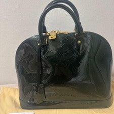 LOUIS VUITTON Alma PM Blue Nuit Green Women #QY25E7