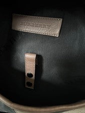 BURBERRY brown leather backpack #QYDQKD