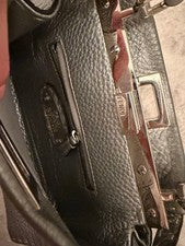 FENDI Pikaboo Small 2-Way Handbag Shoulder Bag Silver #QYDBA4