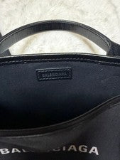 BALENCIAGA Navy Cabas XS Black #QYJRBA