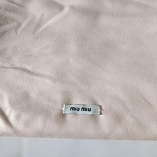 miu miu drawstring pouch storage bag