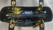 Christian Dior Enamel Black Lady Dior #QYEU49