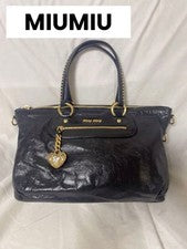 MIUMIU 2-way handbag with heart charm #QY4R6X