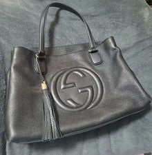 GUCCI 308363-A7M0G-1000 Tassel Bag SOHO Black Women #QYK6DY