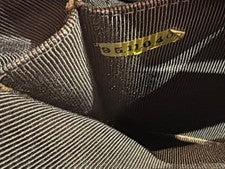 CHANEL Matelass? Tweed Chain Handbag Black Women #QY61CC