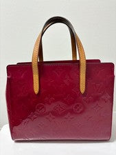LOUIS VUITTON Vernis Wine Red Tote Bag, Patent LeatherLeather #QYED6Z
