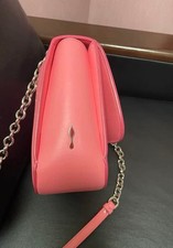 CHRISTIAN LOUBOUTIN pink bag, Louboutin studs, ribbon, spikes #QYB58T