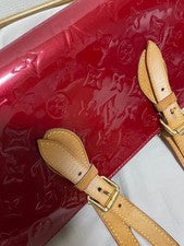 LOUIS VUITTON Vernis Handbag, Red #QYI1PL