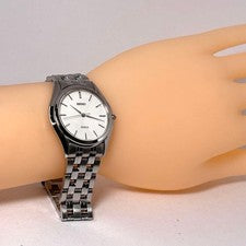 SEIKO Dolce Classic Watch, Ripple Dial, Round #QY2KUT