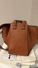 LOEWE Hammock, 2020 model, Small Tan Brown Leather #QYL1F2