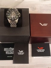 Vostok European Iron Wolf Winding Watch #QY25HM