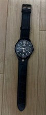LOBOR MERIDIAN Quartz Watch, Black #QYCVKR