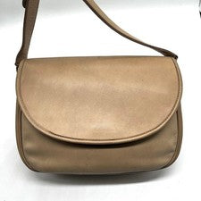 Old Coach 2934 USA-made flap shoulder bag, beige #QYHSX0